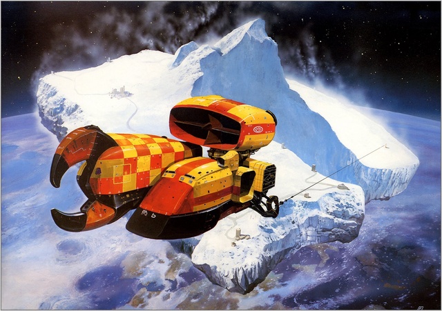 Futuristic Oil Tanker - Chris Foss