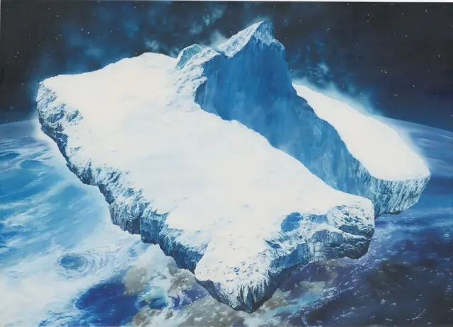 Exercise One (for Ian Curtis) after Chris Foss - Glenn Brown