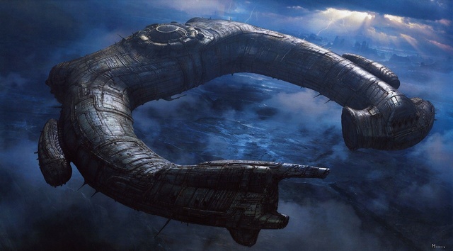 Prometheus Concept Art of the ALIEN Derelict
